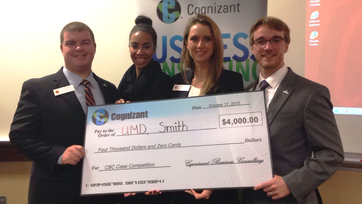Smith MBAs Capture Cognizant Consulting Competition